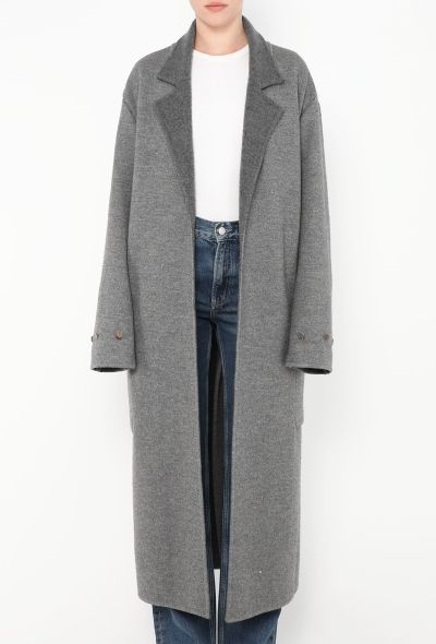 Céline Cashmere Lapel Oversized Coat - 2