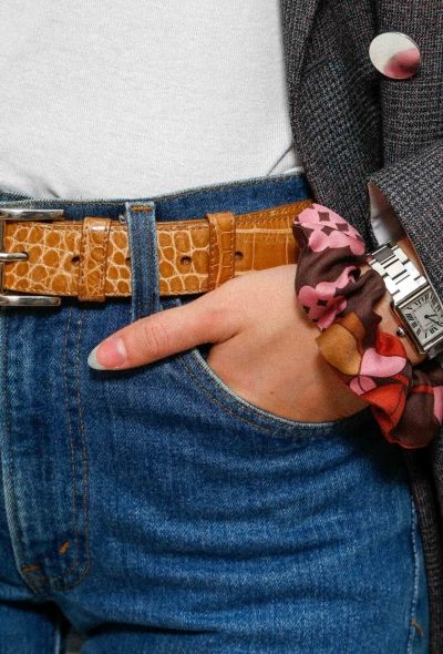 ReSee Atelier Handmade '60s Graphic Print Scrunchie - 2