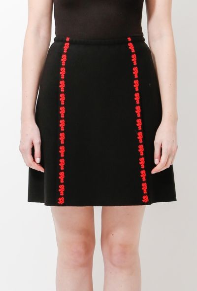 Alaïa Embroidered Box Pleated Skirt - 2