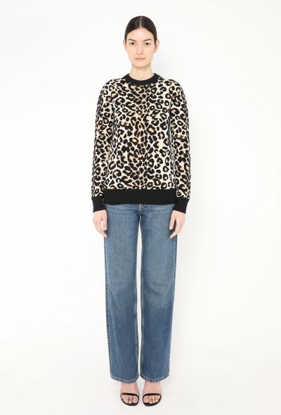 Céline Cheetah Print Crewneck Sweater - 2