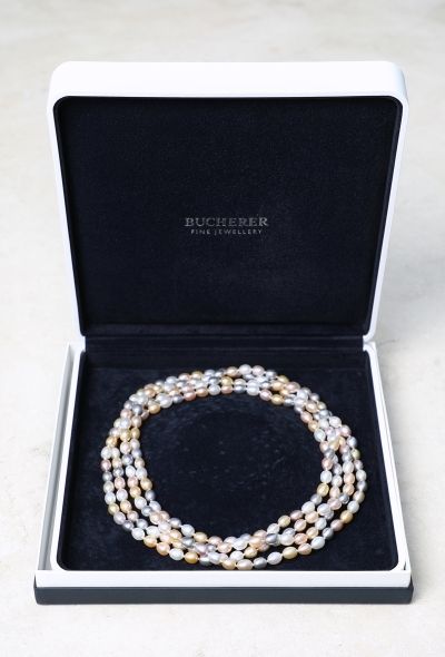 Bucherer Cultured Pearl Sautoir Necklace - 2