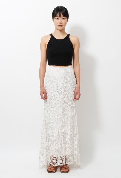 Antique Lace Crochet Skirt - 1
