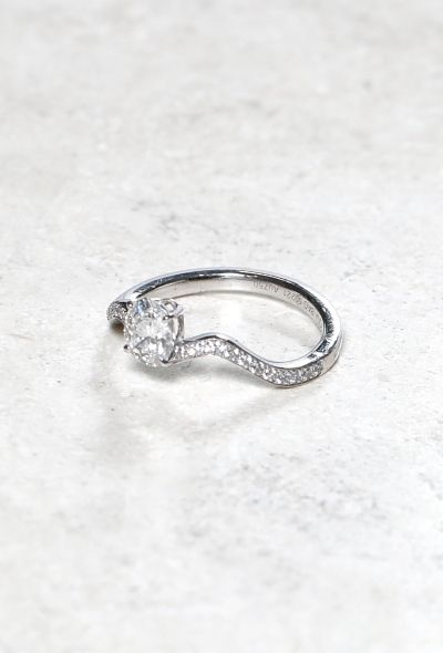 Mellerio 18k White Gold & Diamond Ring - 2