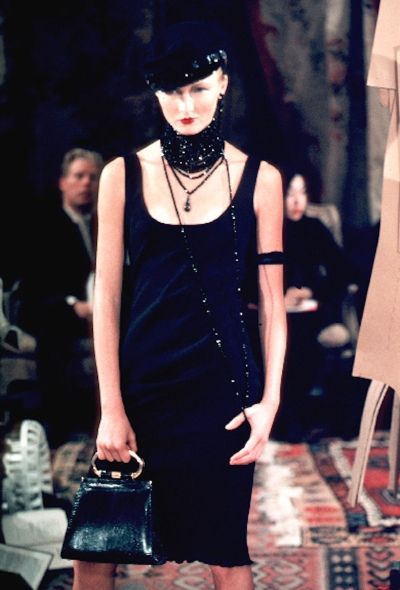 Dior S/S 1999 Ruched Crêpe Dress - 2