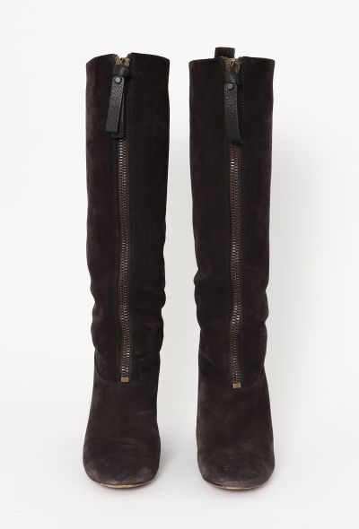 Chloé Suede Zip Boots - 2