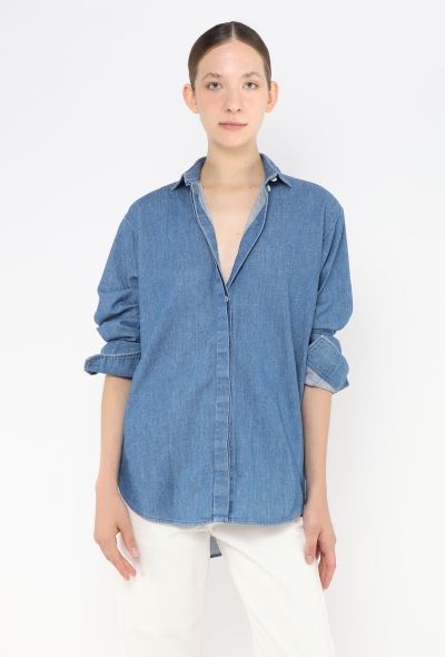 Céline Classic Denim Tunic Shirt - 1