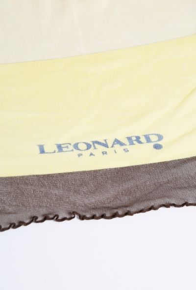 Leonard Floral & Geometric Print Scarf - 2