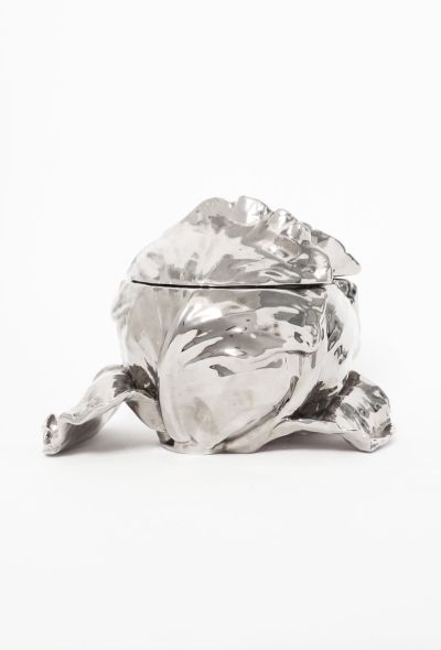 Dior Vintage Silver Porcelain Terrine - 1