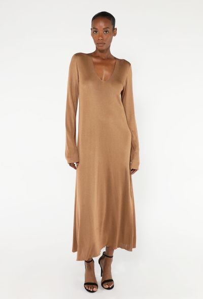 Khaite Iridescent Jersey Maxi Dress - 1