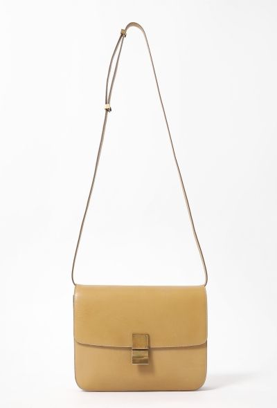 Céline Large Beige Classic Box Bag - 1