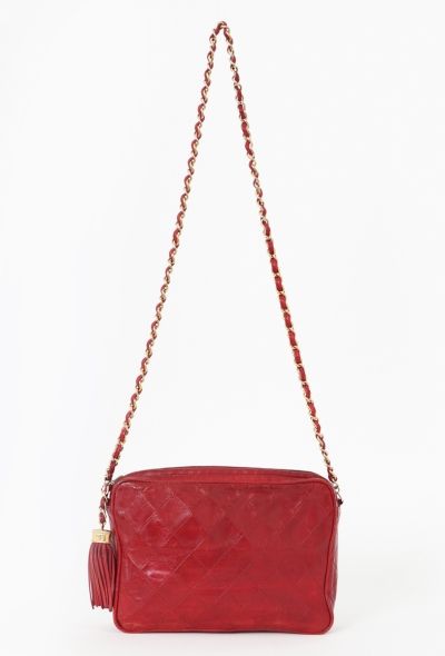 Chanel Vintage Red Camera Bag - 1