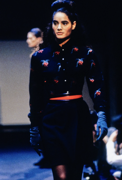 Alaïa F/W 1988 Fantasy Dragon Skirt - 2