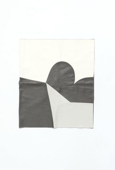 Céline Geometric Leather Scarf - 2