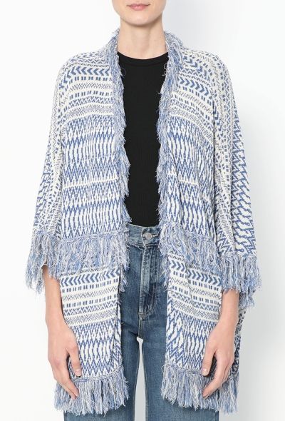 Loewe S/S 2015 Fringed Crochet Poncho - 1