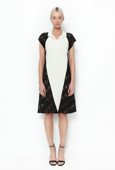 Chanel 2012 Bicolor Distressed Polo Dress - 1