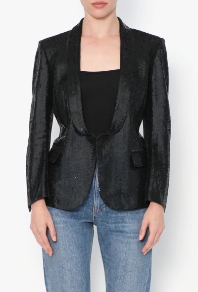 Balmain 2020 Sequin Embroidered Blazer - 1