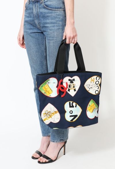 Chanel Coco Hearts Tote Bag - 2