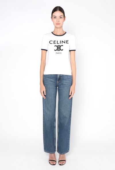Céline 2023 Triomphe Emblem T-Shirt - 2
