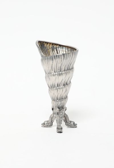 Vintage Objects & Decor Silver Shell Chalice - 2