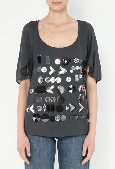 Chloé F/W 2007 Metallic Appliqué Tunic - 1