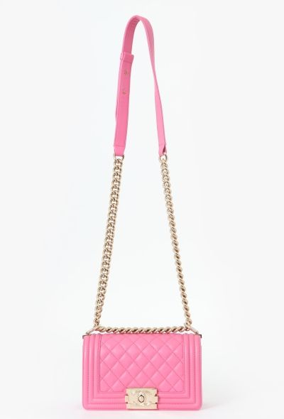 Chanel Pink Mini Boy Bag - 1
