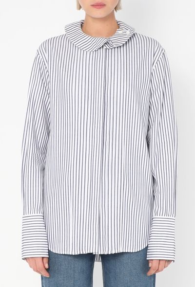 Céline Striped Claudine Tunic - 1