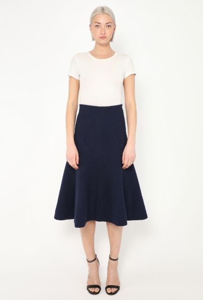 Céline F/W 2013 Trumpet Bouclé Skirt - 1