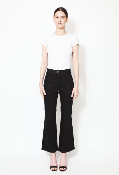 Chanel Bootcut Double Pocket Denim Trousers - 1