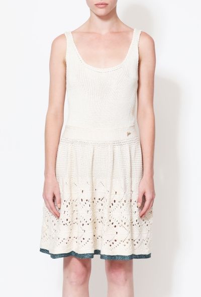 Chanel S/S 2010 Flared Silk Knit Dress - 1