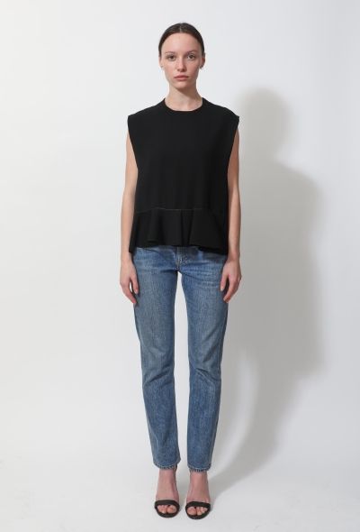 Balenciaga 2012 Ruffled Hem Top - 2