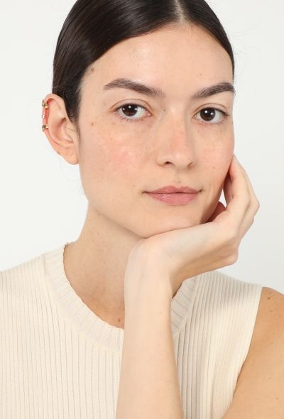 Repossi 18k Yellow Gold Three Row Berbère Ear Cuff - 2