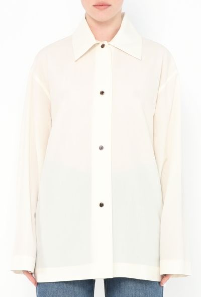 The Row 2023 Rigel Crêpe Shirt - 1