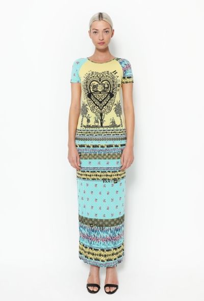 Christian Lacroix 1988 Printed Jersey Ensemble - 1