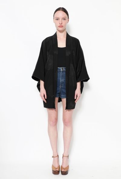 World Treasures Authentic Floral Silk Kimono - 1