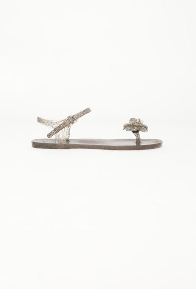 Chanel Iridescent Camélia 'CC' Sandals - 1