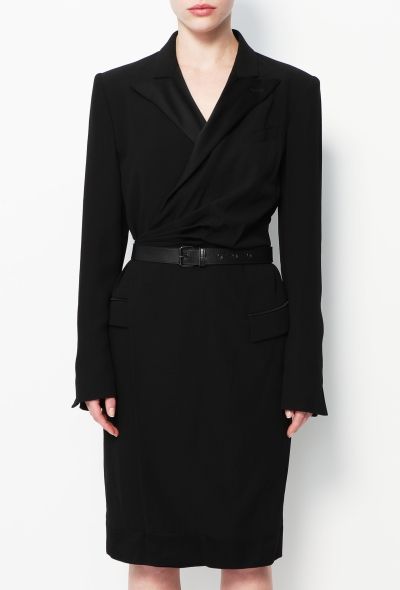 Jean Paul Gaultier 90s Belted Smoking Dress - 2