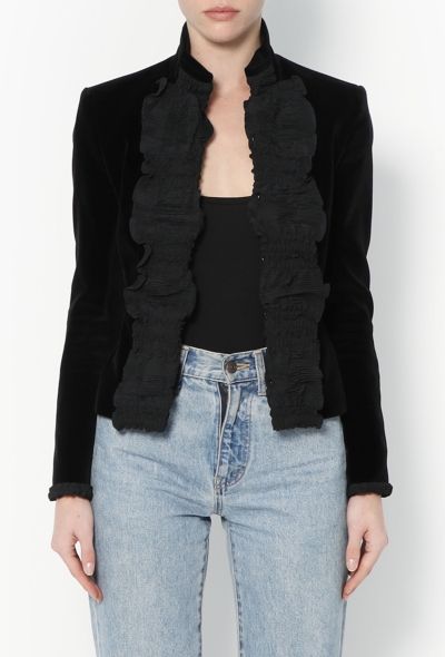 Saint Laurent F/W 2001 Tom Ford Velvet Jacket - 1