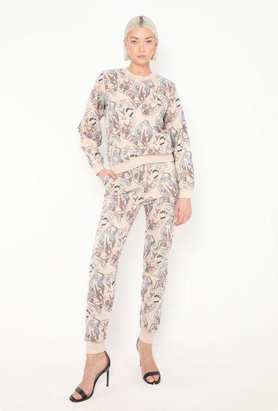 Hermès 2021 'Zouaves et Dragons Finesse' Jogger Set - 1