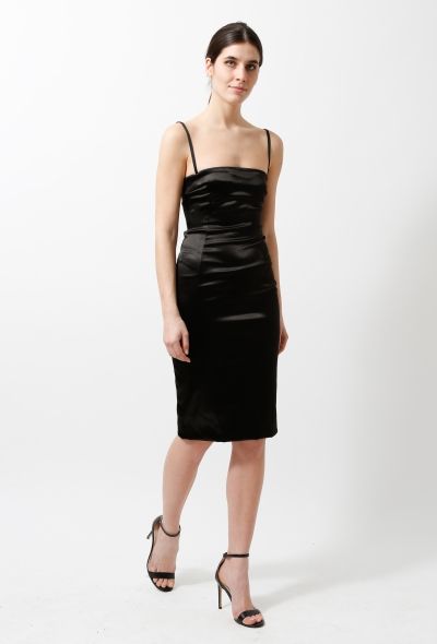 Dolce & Gabbana Classic Bustier Satin Dress - 2
