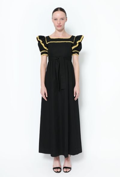 Saint Laurent Collector 1968 Belted Peasant Dress - 1