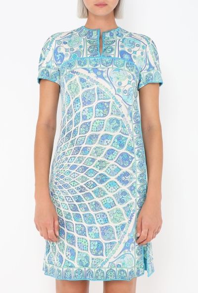 Emilio Pucci '70s Printed Silk A-Line Dress - 2