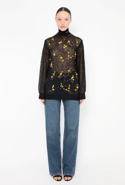 Prada Embellished Mohair Knit Top - 2