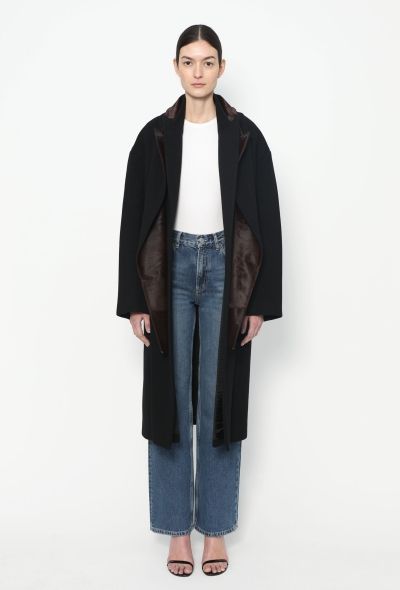 Céline F/W 2012 Layered Lapel Coat - 1