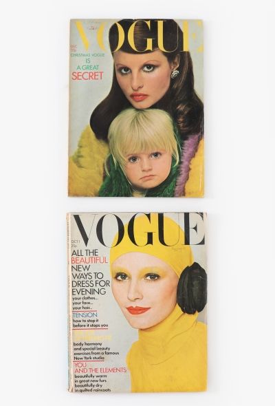 VOGUE UK 1971 Fall/Winter Set David Bailey - 1