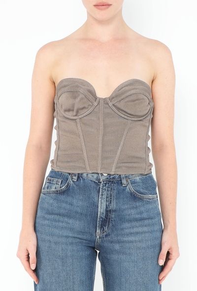 Alaïa 1990 Bustier Corset Top - 1