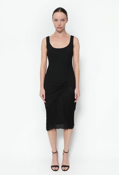 Dior S/S 1999 Ruched Crêpe Dress - 1
