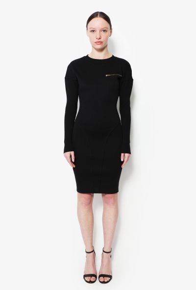 Alaïa 1989 Bodycon Zip Dress - 1