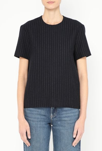 Céline Pre-Fall 2012 Pinstripe Top - 1