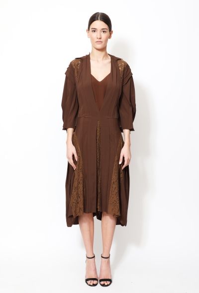 Chloé F/W 2018 Lace Pleated Dress - 1