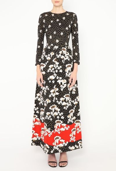 Lanvin RARE 1972 Printed Maxi Dress - 2